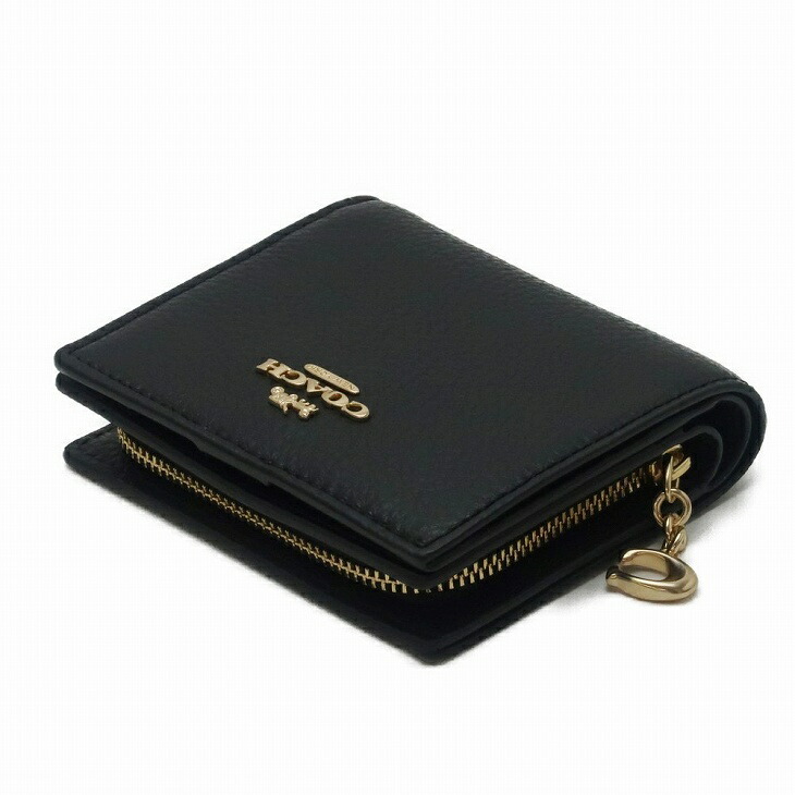 コーチ COACH 財布 レディース 二つ折り財布 ブラック 黒 C2862IMBLK