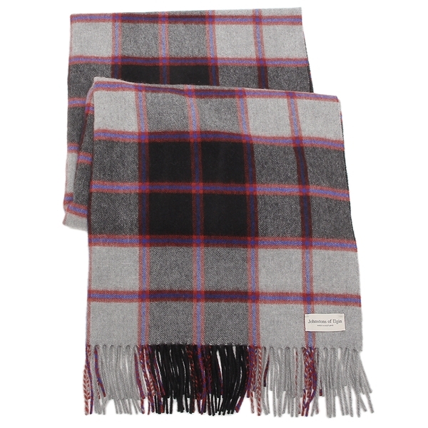 ジョンストンズ ストール マフラー グレー マルチカラー レディース