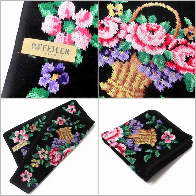 FEILER フェイラー ハンカチ タオル タオルハンカチ 30cm Basket 010