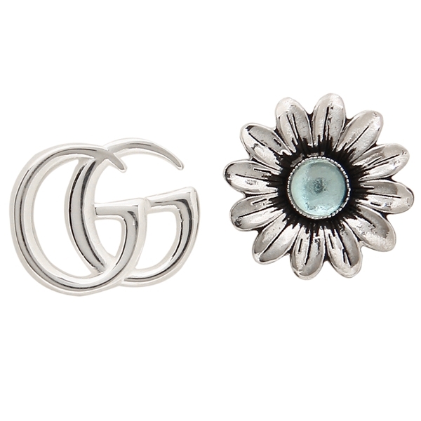 グッチ ピアス アクセサリー GUCCI 527344 I5569 8183 DOUBLE G FLOWER
