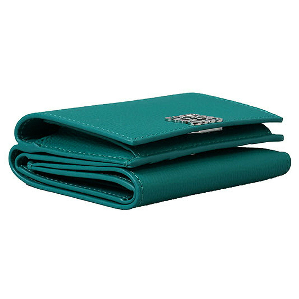 限定色】LOEWE ターコイズ 三つ折り財布 保存袋付き