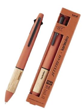 名入れ 三菱鉛筆 ジェットストリーム x カリモク 4&1 0.5mm JETSTREAM