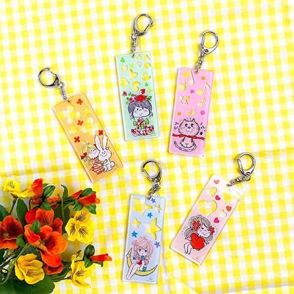 超希少】水森亜土 Tシャツ キーホルダー ハンカチ VIVAYOU コラボ 超