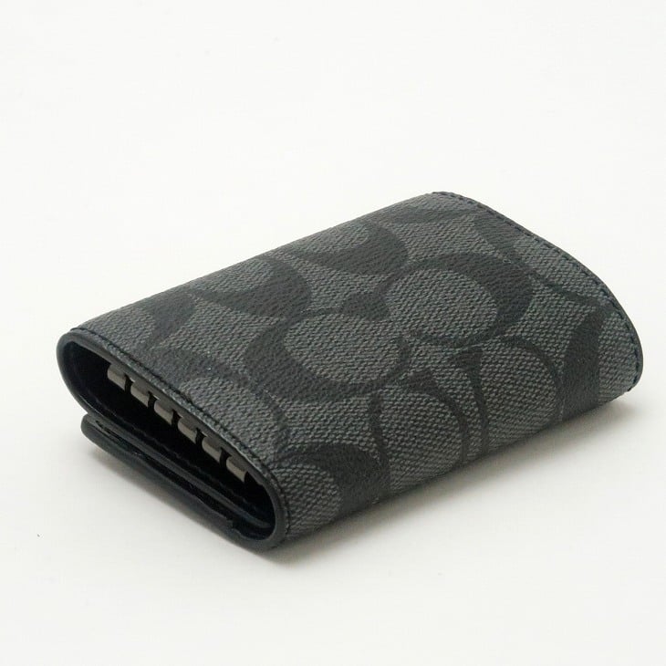 コーチ COACH メンズ キーケース キーリング 5連 シグネチャー