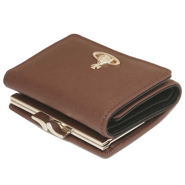 ヴィヴィアンウエストウッド 三つ折り財布 サフィアーノ ミニ財布