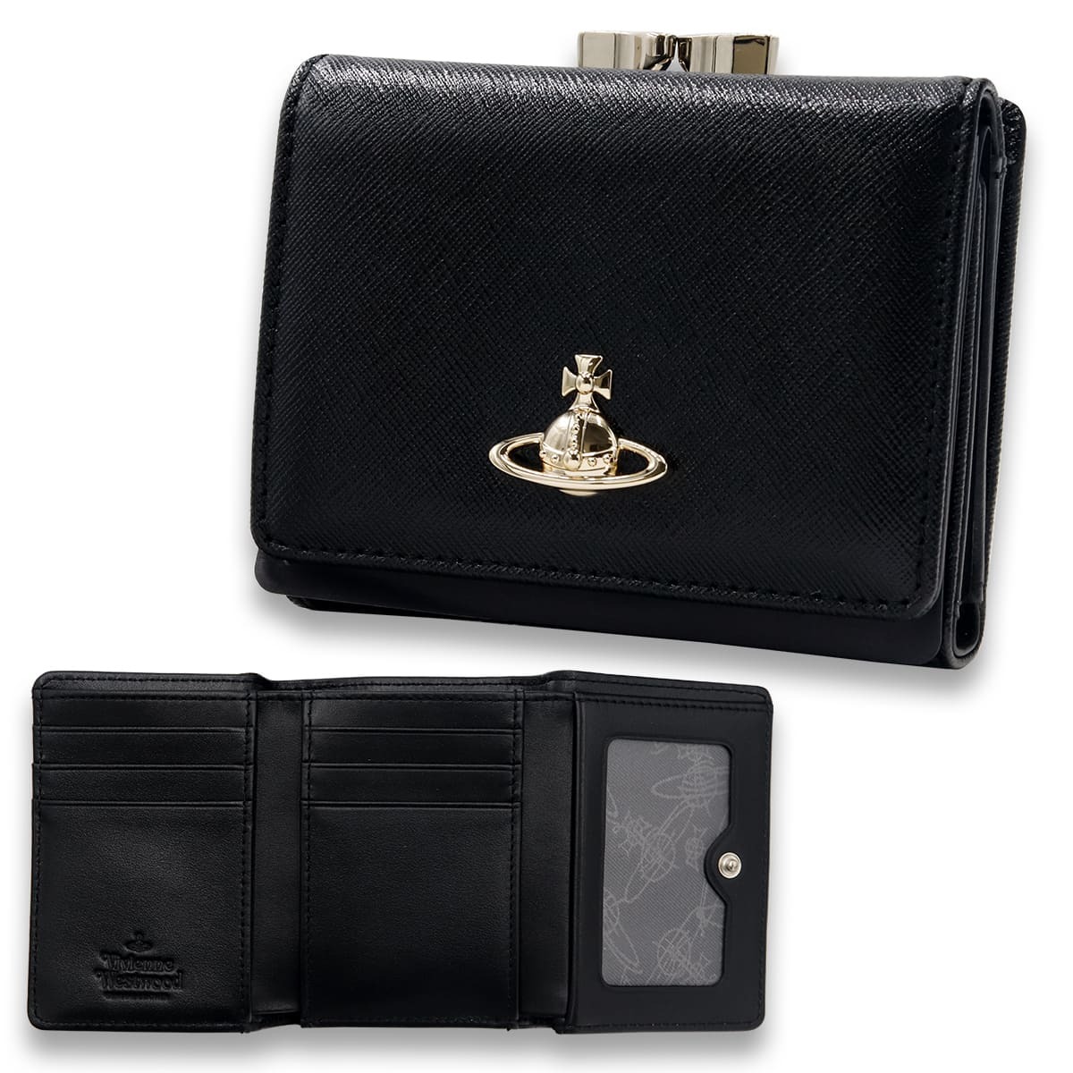 ヴィヴィアンウエストウッド 三つ折り財布 レディース がま口 小銭入れ