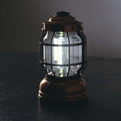 レトロランタン ランタン アンティーク 電池式 LED - 【スリーピース