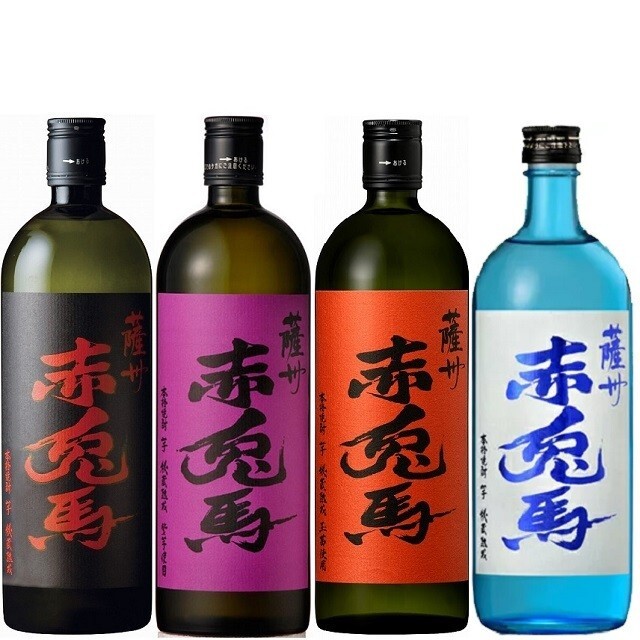 送料無料】【焼酎ギフト】赤兎馬 4種 飲み比べセット 720ml 芋焼酎