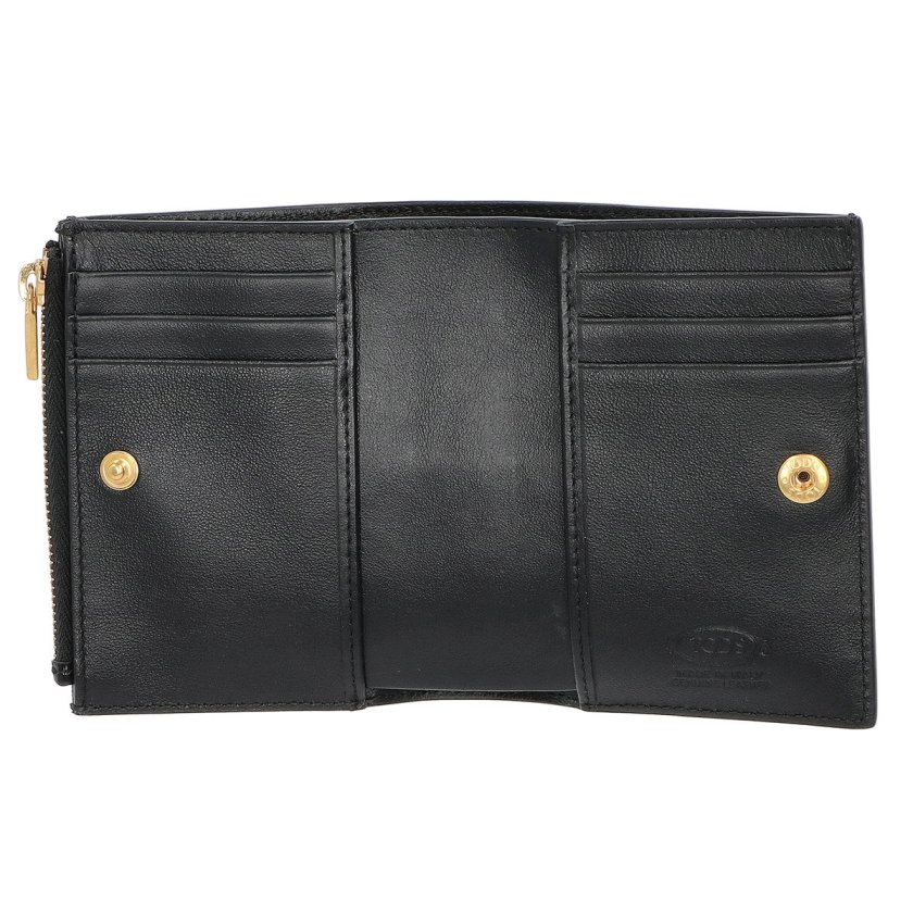 トッズ TOD'S 財布 二つ折り財布 折りたたみ財布 小銭入れ付き