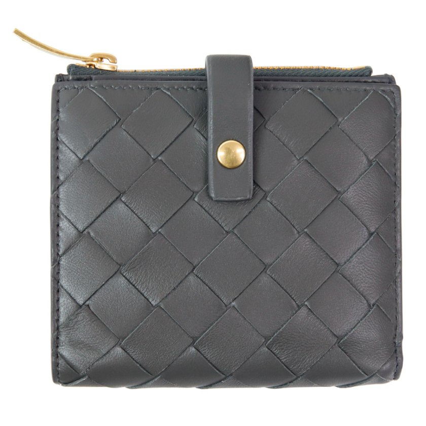 ボッテガヴェネタ BOTTEGA VENETA 財布 二つ折り財布 グレー 600270