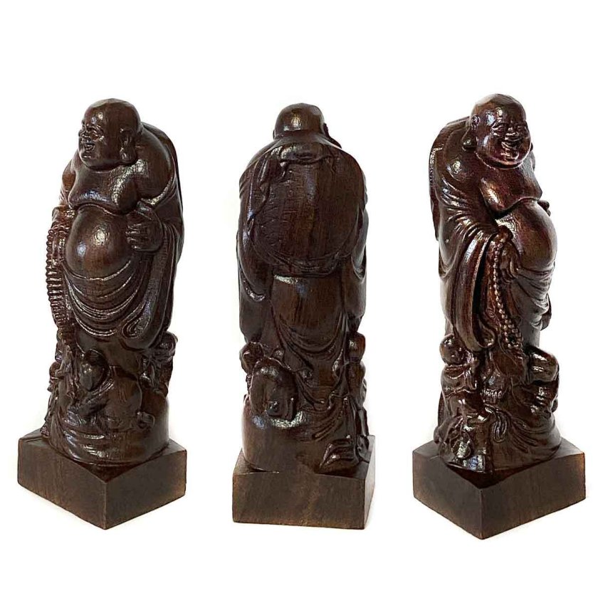 仏教美術 時代古金銅製 金工細工大型『布袋 弥勒菩薩』佛台像 置物