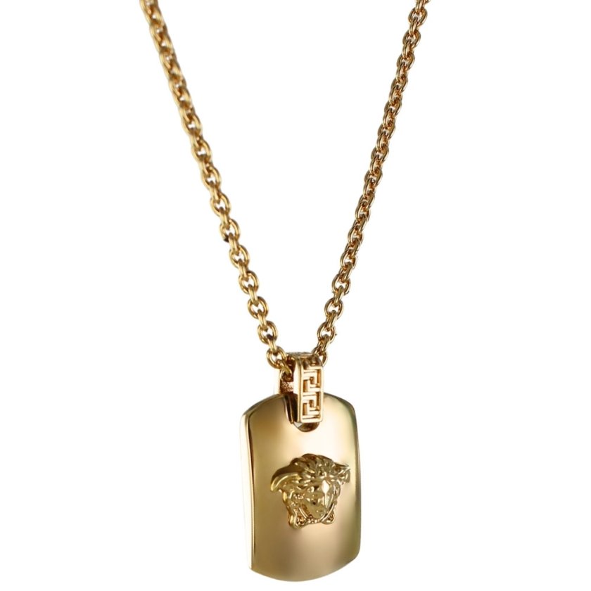 ヴェルサーチVERSACE au750印鑑有りイエローゴールドトップペンダント