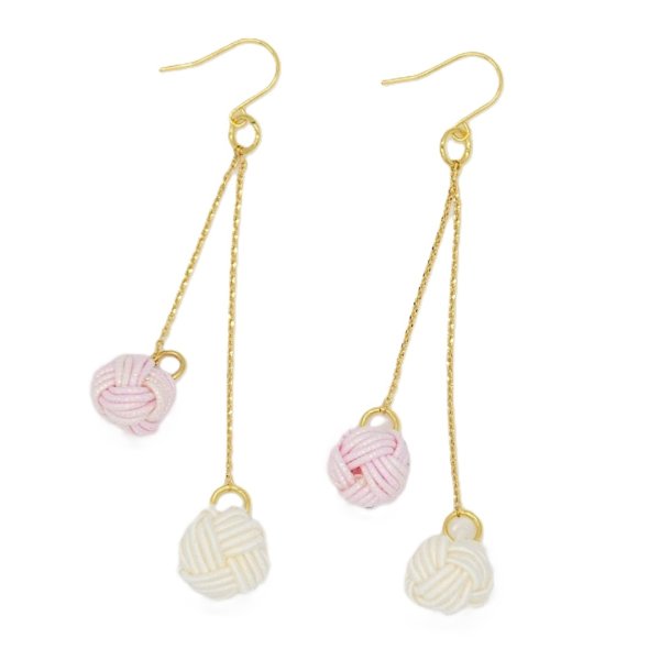 mizuhiki art 玉イヤリング/ピアス】水引 ピアス・イヤリング 送料無料