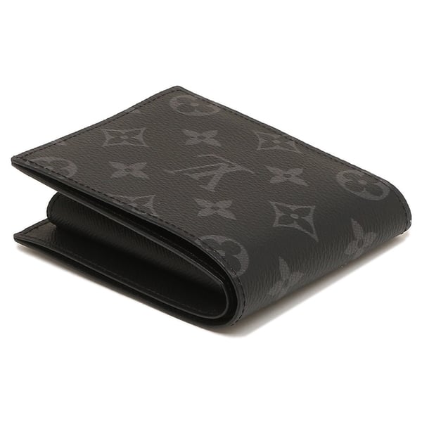 LOUIS VUITTON ブラック 二つ折り財布 ルイヴィトン 2つ折り財布