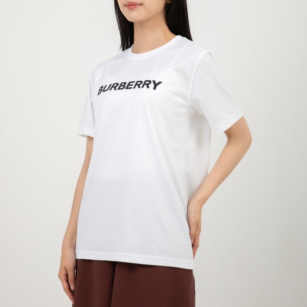 BURBERRY ホワイト 半袖Tシャツ 【公式通販】