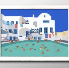 クロード モネ ひなげしの小道、サン＝マルタン島 A3 サイズ ポスター