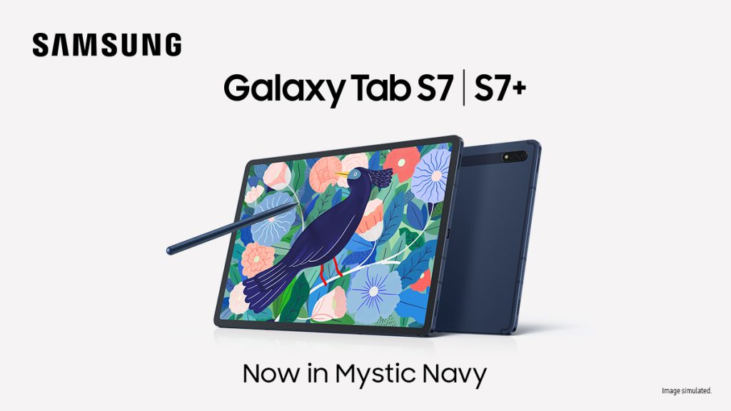 Samsung Announces New Mystic Navy Colour for Galaxy Tab S7 and Tab