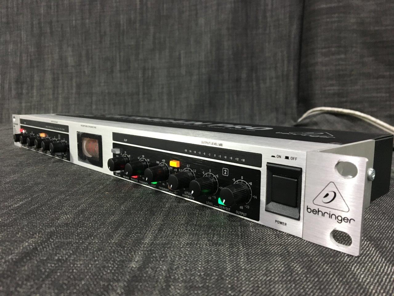 べリンガー マイクプリアンプ 真空管 2ch イコライザー ULTRAGAIN PRO