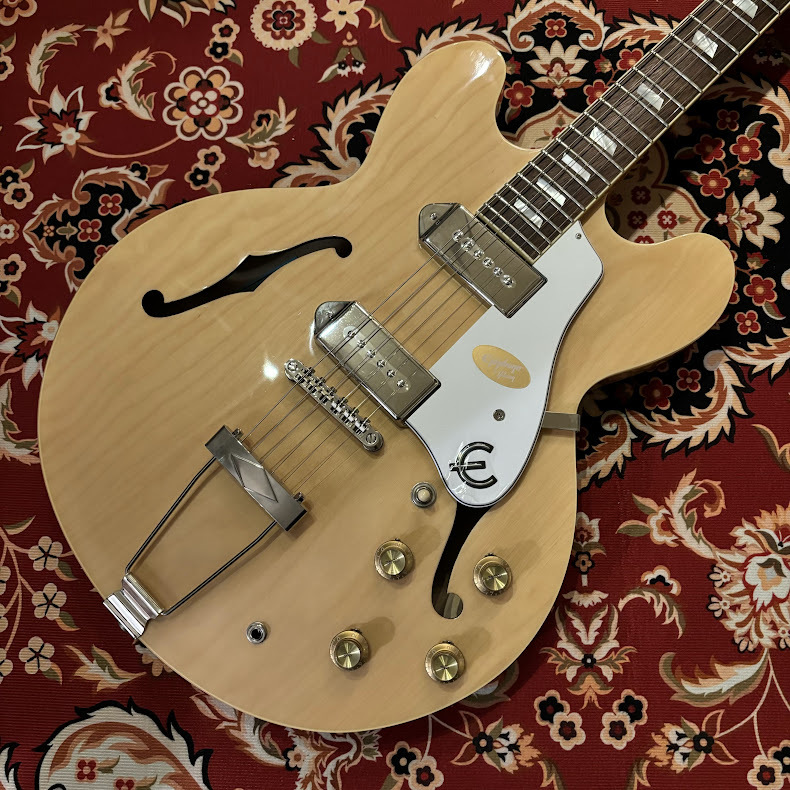 Epiphone Casino Natural エレキギター フルアコ カジノ（新品/送料