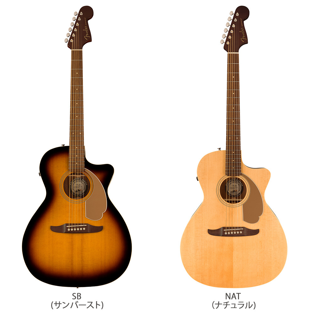 Fender Newporter Player SB エレアコギター カリフォルニアシリーズ