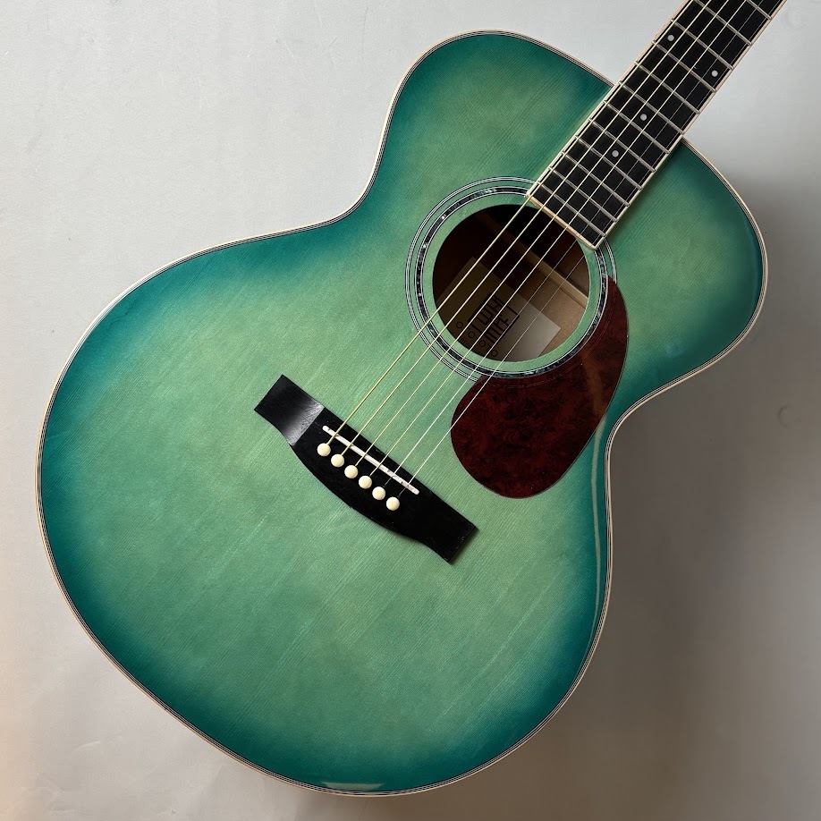 ダークグリーン アコースティックギターレフティ 音音 SFG-20 EBU