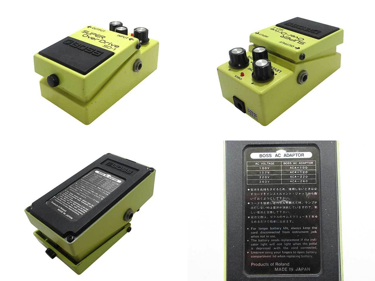 BOSS SD-1 Super Overdrive【MADE IN JPAN 日本製】 1987年製【鹿児島