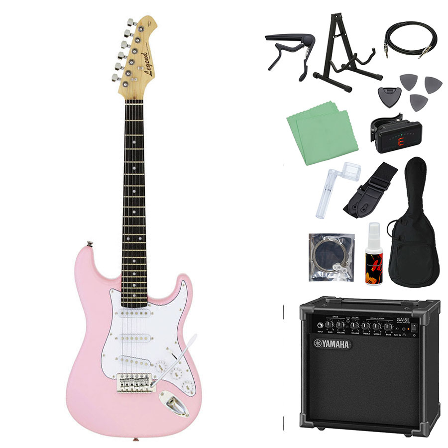 LEGEND LST-MINI エレキギター初心者14点セット 【ヤマハアンプ付き