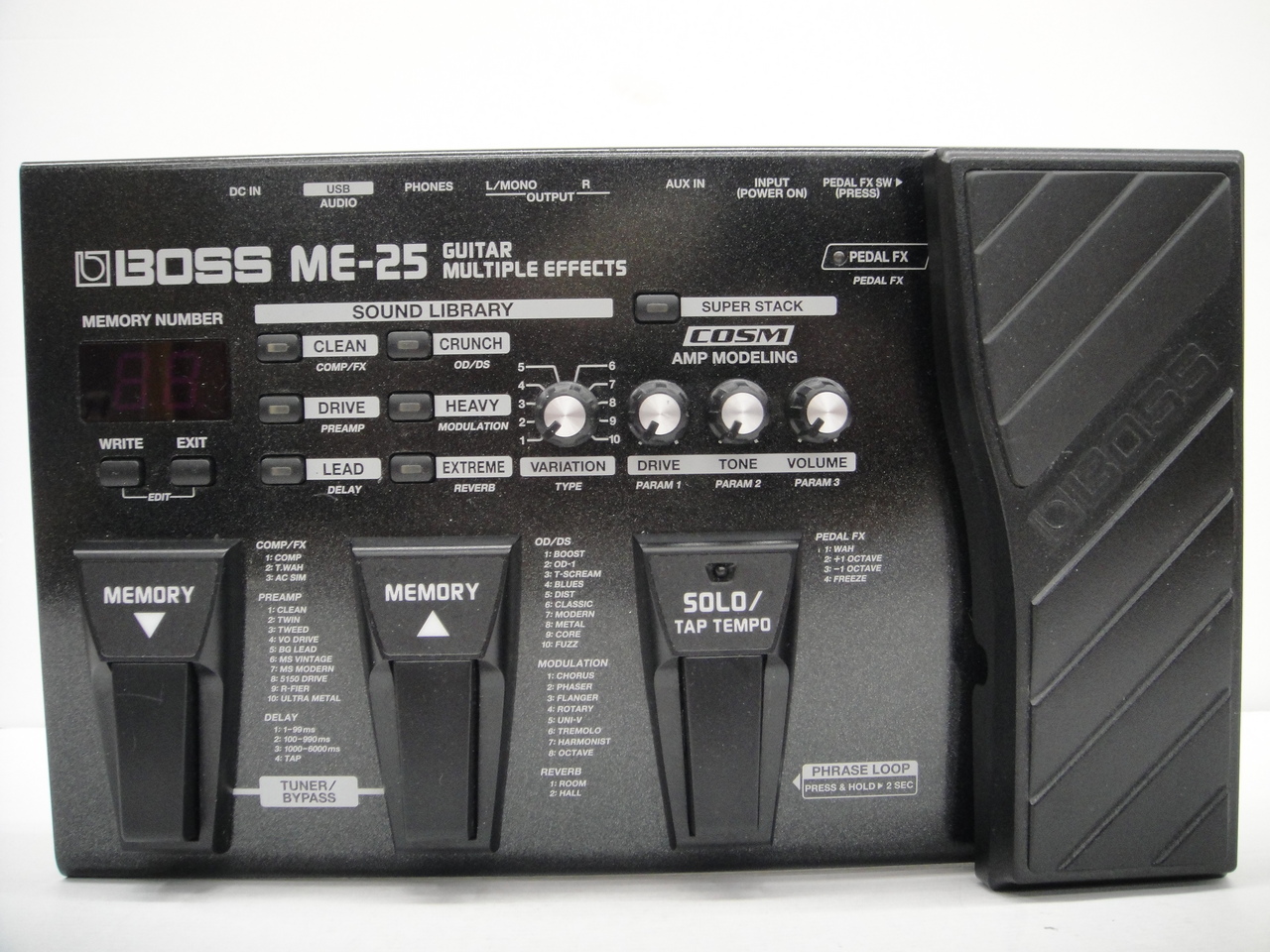 BOSS ME-25 Guitar Multiple Effects（中古/送料無料）【楽器検索