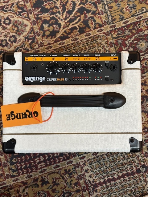 ORANGE Crush 25B LTD White [ベースアンプ/コンボアンプ]【送料無料