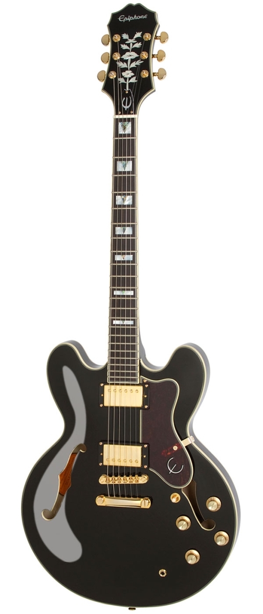 Epiphone Sheraton II Pro Ebony エピフォン エレキギター セミアコ