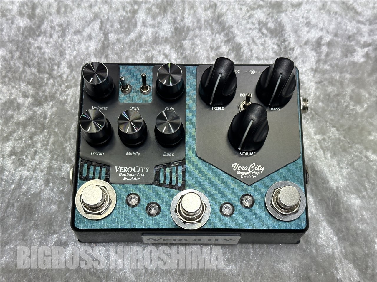 VeroCity Effects Pedals Vero Twin UVER&13-CL External Switching