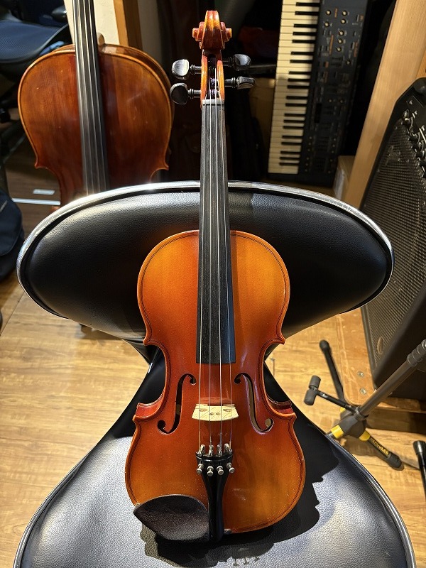 高級 バイオリン 鈴木 No.280 4/4 証明ラベル有、弓ケース付 定価7万