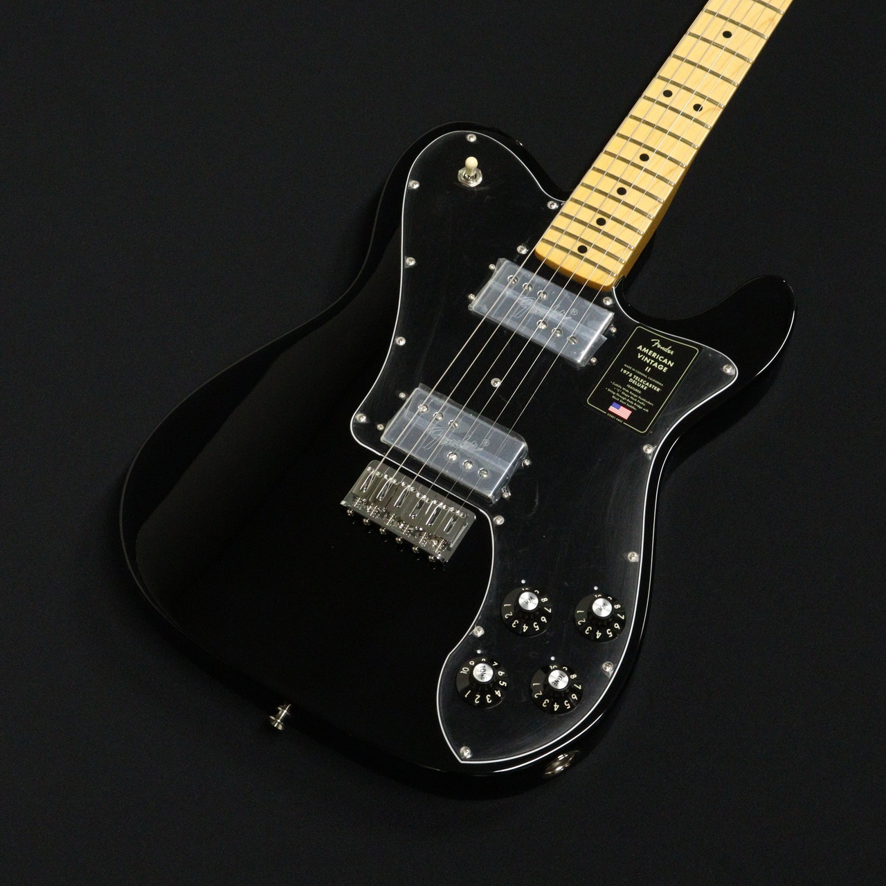 Fender AMERICAN VINTAGE II 1975 TELECASTER DELUXE Black （新品