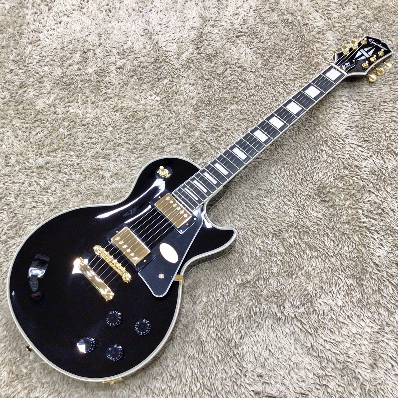 ギター Edwards LP-98LTC BLK LesPaul Custom Edwards by ESP E-LP-98