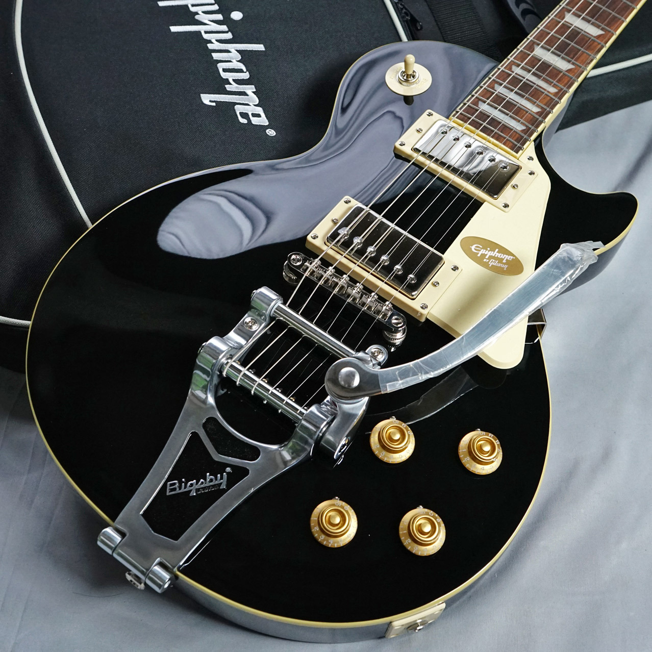 Epiphone Les Paul Standard 50s Bigsby Ebony (エボニー) エレキ