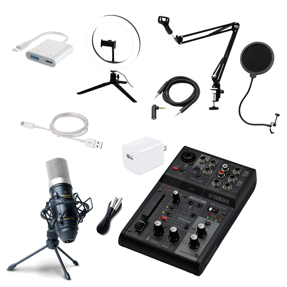 YAMAHA AG03 + AT2020 セット 美品 YAMAHA AG03、AT2020、マイク