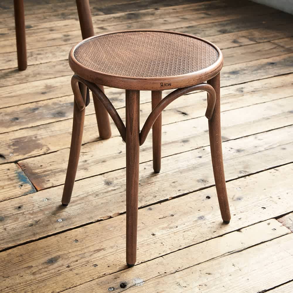 Tao スツール ワイドタイプ 収納スツール アンティーク ラタン 今枝