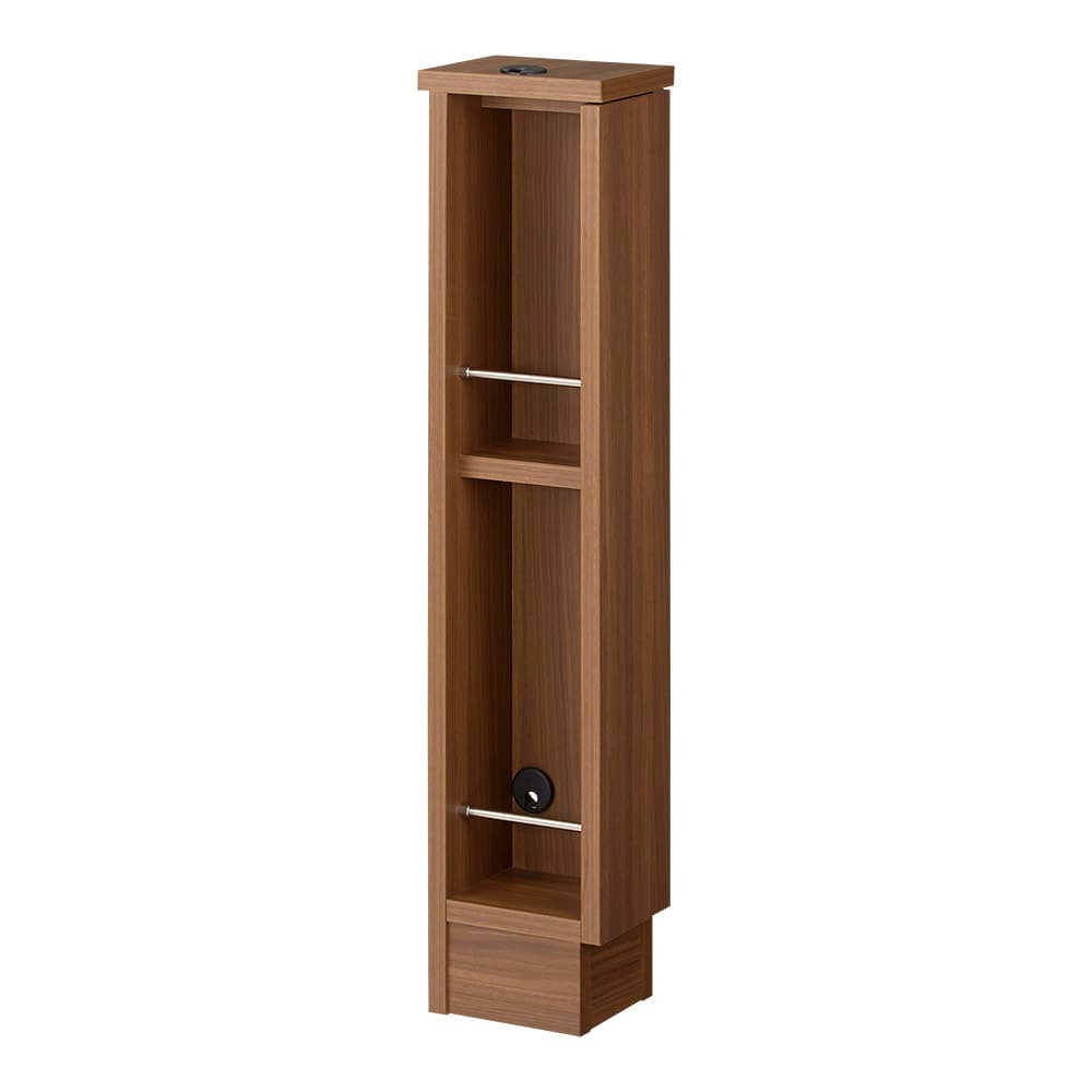 配線すっきりカウンター下収納庫 ルーター収納 《幅15cm・奥行20cm・高