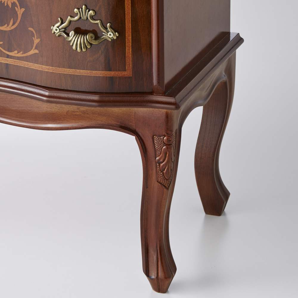 希少 スクエア型♦️イタリア製♦️高級✨彫刻 猫脚 3段 チェスト