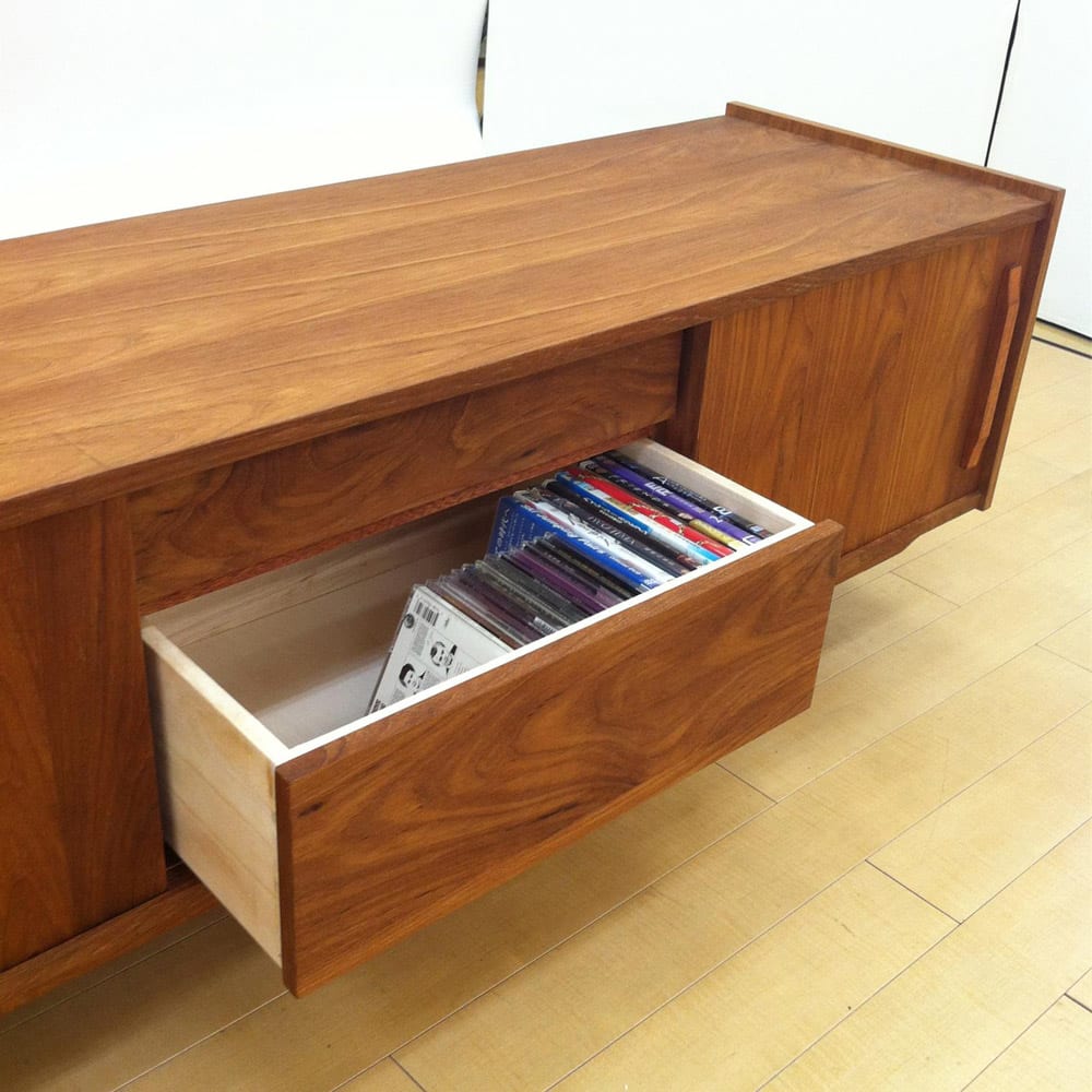 昭和レトロ ビンテージ トンボ台 木製木目調 6引き出し テレビ台 希少