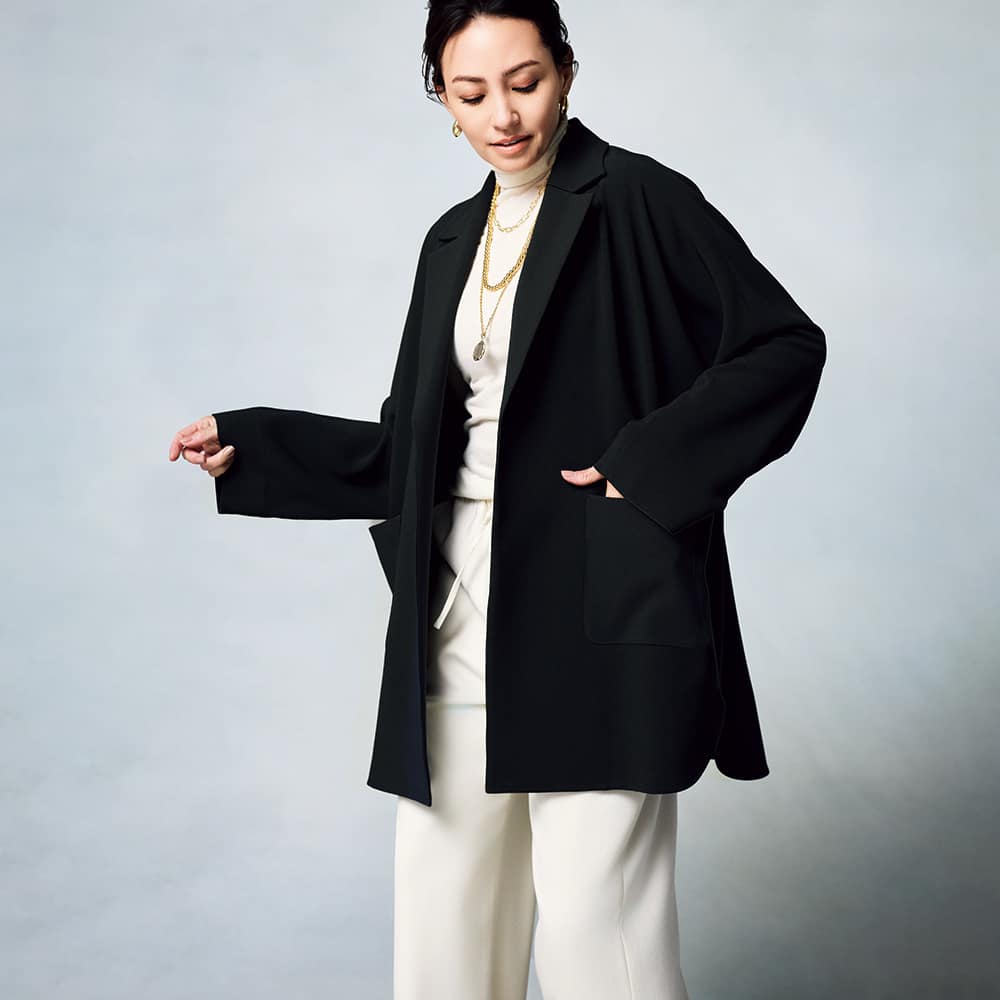 ウールサキソニー プルオン ワイドパンツ 通販 - ディノス