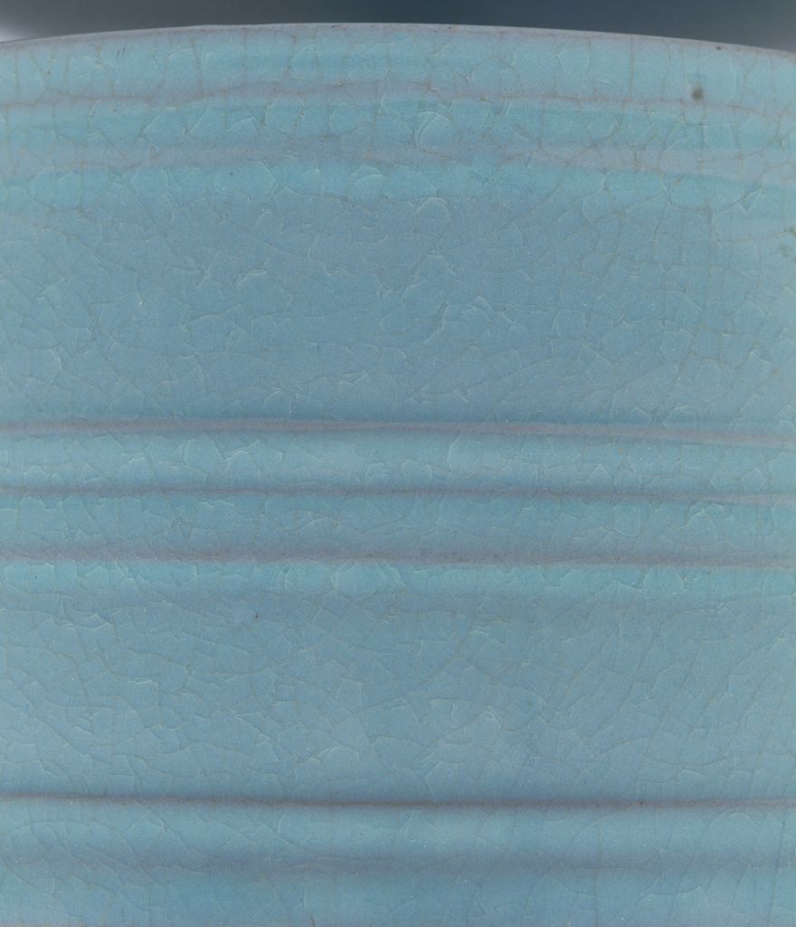 汝窑淡天青釉弦纹三足樽式炉- 故宫博物院