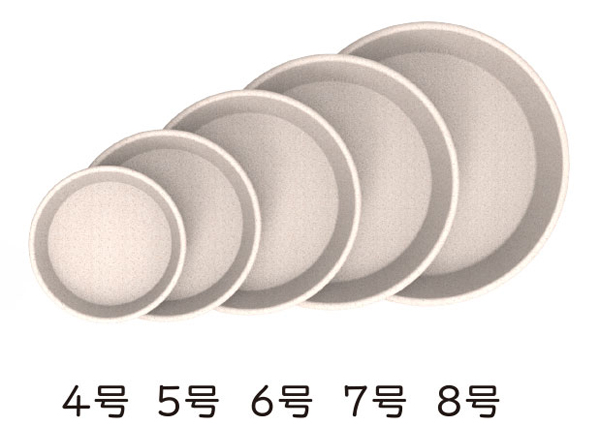 園芸ネット本店｜もみっくプレート（鉢皿・鉢受け皿）4号ネイビー