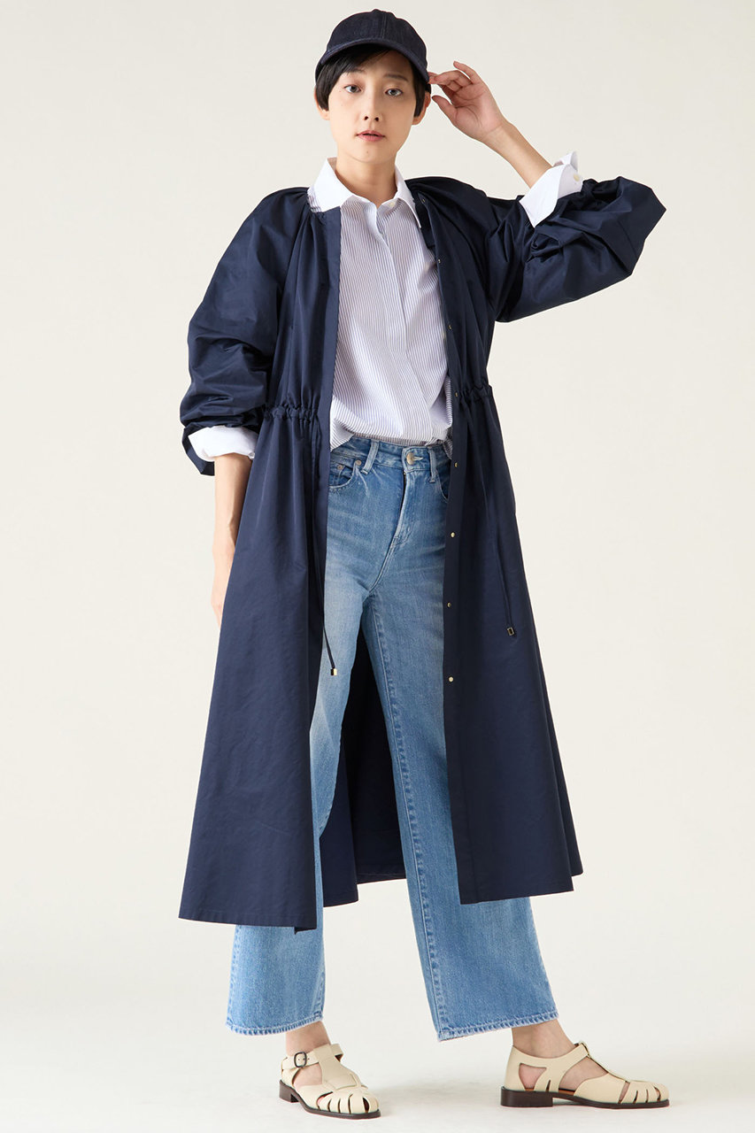 martinique(マルティニーク)｜タンブラータフタギャザーコート