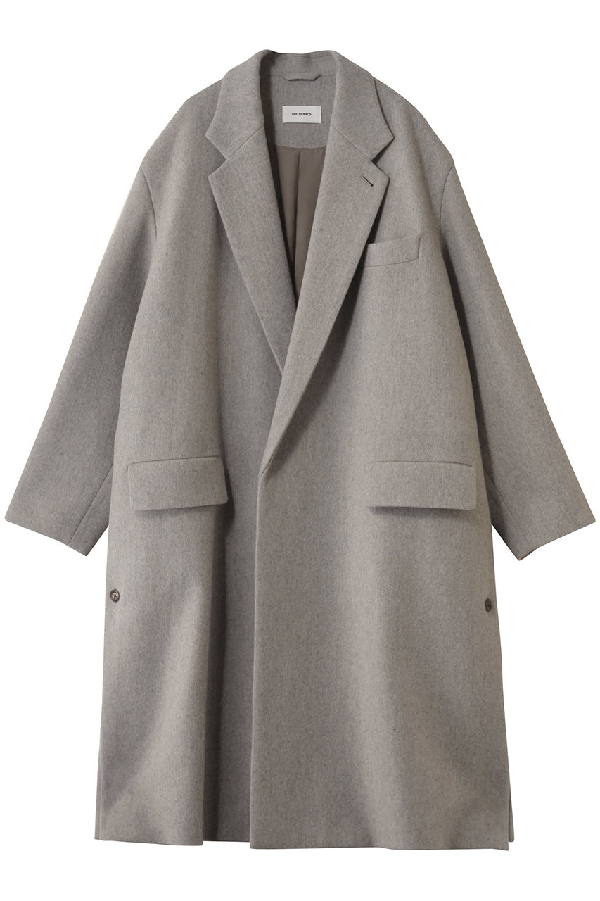 THE RERACS(ザ・リラクス)｜【MEN】ルーズチェスターコート/グレージュ