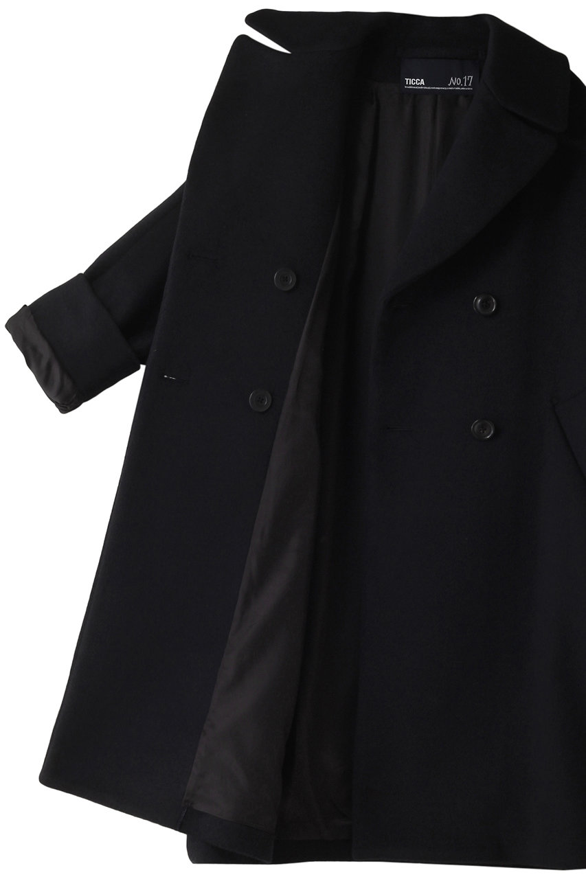 美品 TICCA プレミアムテントコート ブルーブラック TICCA(ティッカ