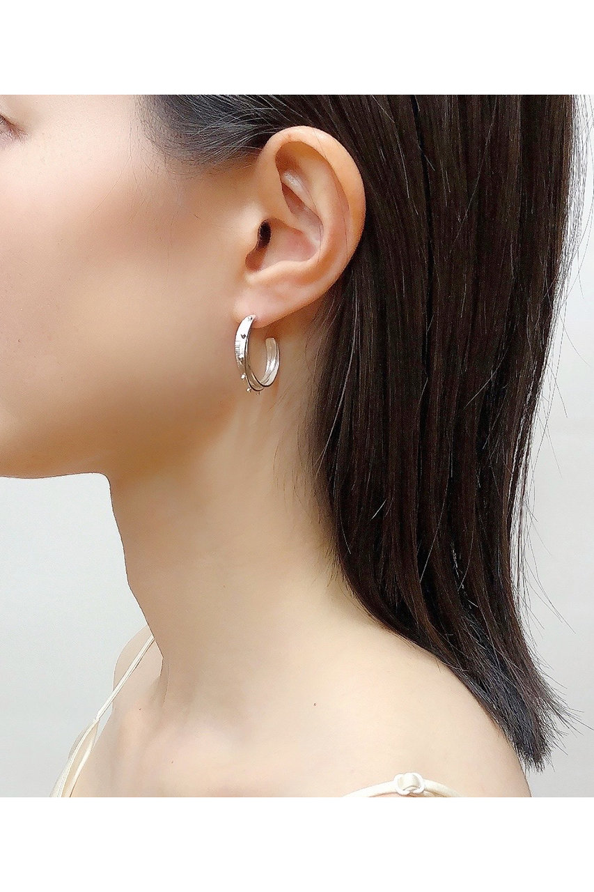 KAORU(カオル)｜DOT シルバー フープピアス L/シルバー の通販