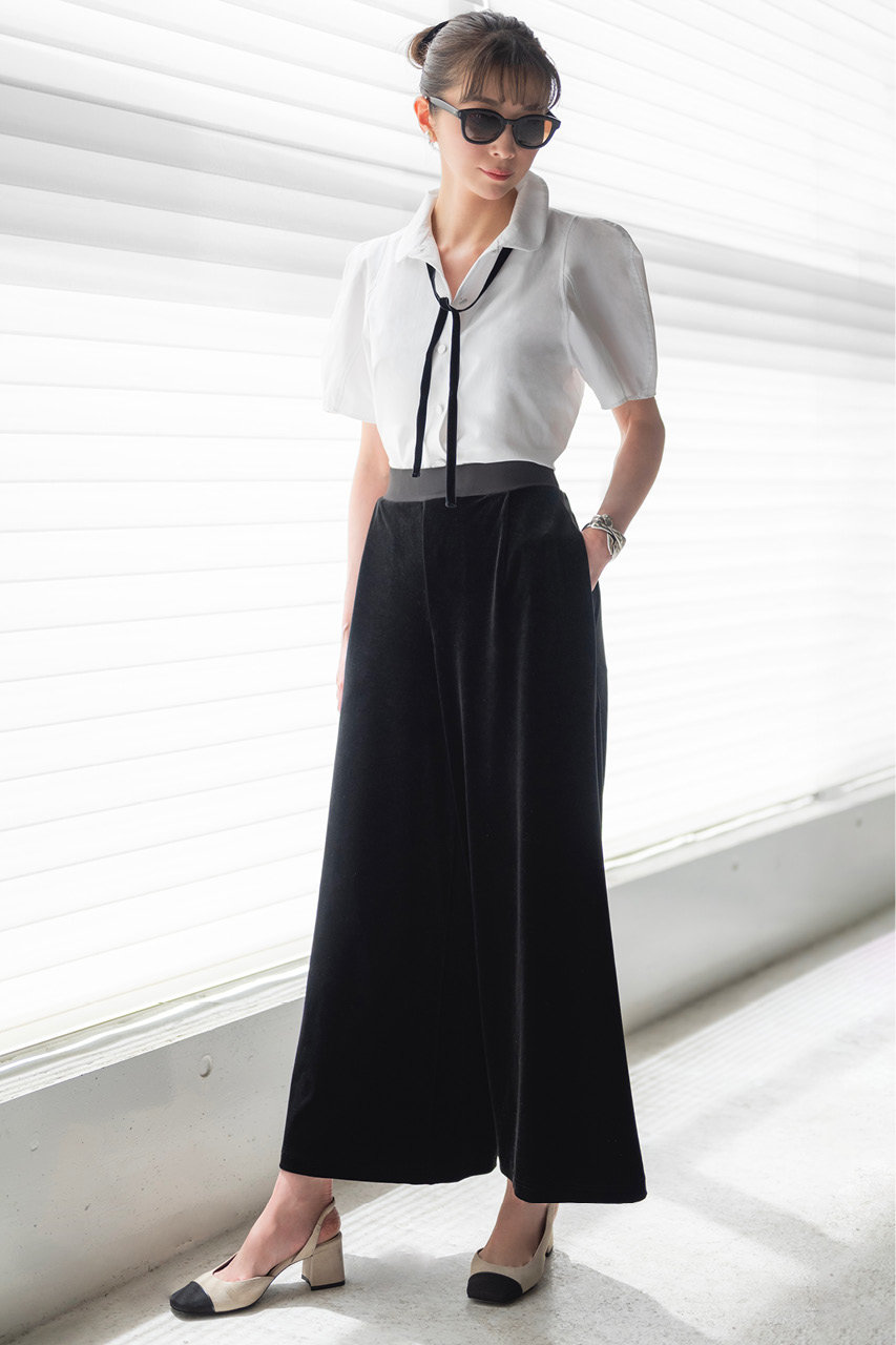 美品 デイジーリン フォクシー DAISY LIN for FOXEY 現行タグ ベロア