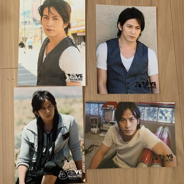 V6 - V6 岡田准一 ライブフォト 4枚の通販 by jun1186's shop
