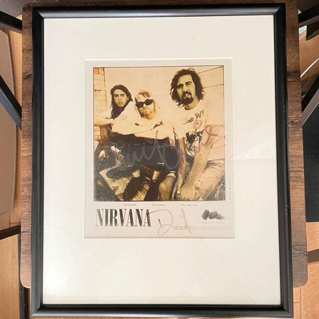 Nirvana ニルヴァーナ サイン入りフォトフレーム Nirvana ニルヴァーナ